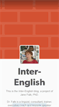 Mobile Screenshot of inter-english.com